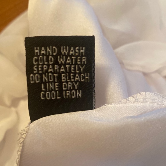 Kaktus NWT White Lined Lace Bubble Mini Dress - Sz M - Picture 10 of 14